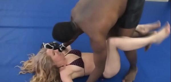  Interracial MMA Mixed Wrestling - Male vs Female